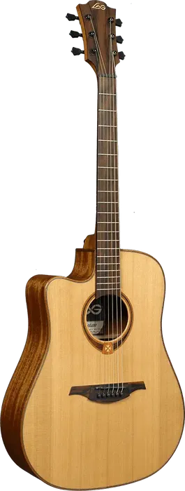 LAG Tramontane 118 Guitarra Acústica Electroacústica Dreadnought Cutaway A/E Natural (Zurdos)