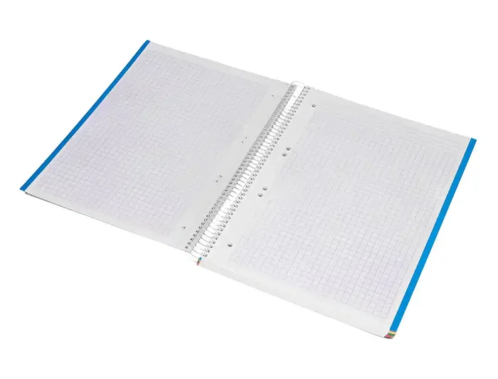 Liderpapel Cuaderno Espiral A5 Micro Jolly Tapa Forrada 140 Hojas 75gr Cuadro 5mm Colores Surtidos