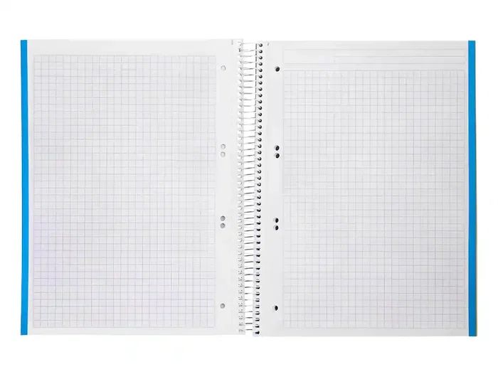 Liderpapel Cuaderno Espiral A5 Micro Jolly Tapa Forrada 140 Hojas 75gr Cuadro 5mm Colores Surtidos