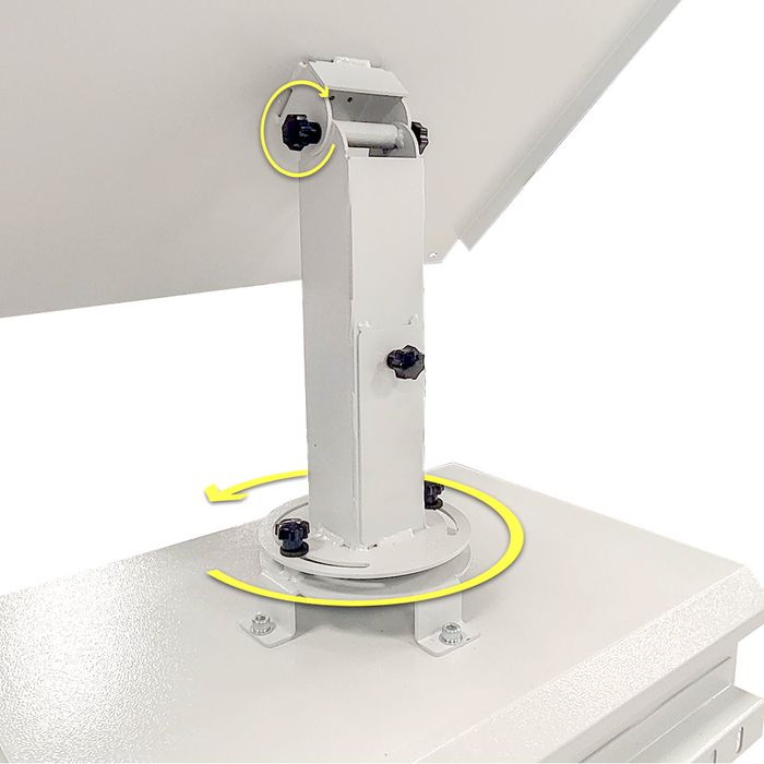 Lanview Kit de Poste Solar para Gabinete CCTV RCCTV007