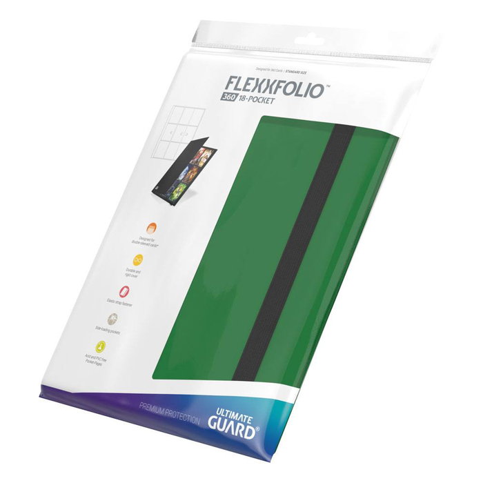 Ultimate Guard Flexxfolio 360 18-Pocket - Green Ultimate Guard Flexxfolio 360 18-Pocket - Green