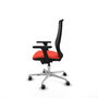 PIQUERAS Y CRESPO Silla de oficina Mardos con mecanismo Sincro/Traslack Naranja oscuro/Negro