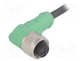 PHOENIX CONTACT SAC-4P-10,0-PUR/M12FR Cable para Sensores M12 Hembra Angular 10m