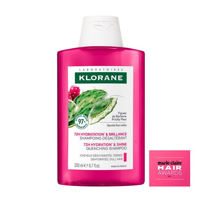Klorane Champú Higo de Barbaria para Cabello Seco, Hidratante y Brillo, 200 ml