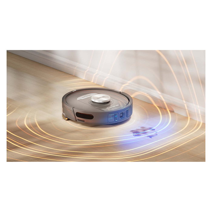 Shark RV2800YEEU Robot Aspirador y Fregador con LiDAR, Programable, Para Alfombra y Suelo Duro, Negro y Plata, Capacidad Polvo 0.3L y Agua 1.7L, 110 Min Autonomía