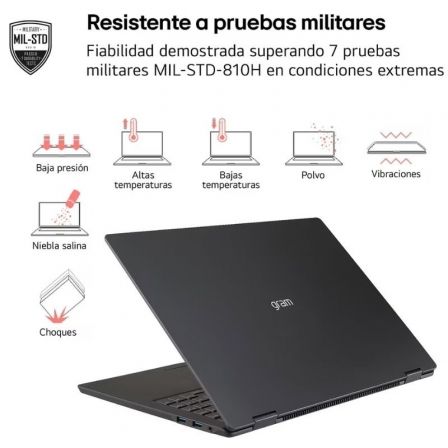 LG Portátil Gram 14ZD90T-G.AX88B Intel Core Ultra 7 255H 32GB 1TB SSD 14" WUXGA IPS Sin Sistema Operativo