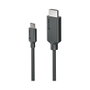 ALOGIC Adaptador de Vídeo USB C a HDMI 4K 60 Hz 1m Negro