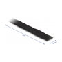DeLOCK Cinta autoadhesiva de gancho y bucle 3 m x 20 mm negro