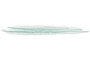 DKD Home Decor Set de 3 Bandejas de Cristal Azul Celeste con Diseño de Pez