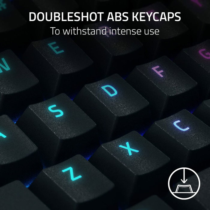 Razer BlackWidow V4 Pro Teclado Mecánico Gaming Yellow Switch Negro