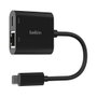 Belkin Adaptador USB-C a Ethernet + Carga 100W Negro INC019BTBK