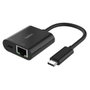 Belkin Adaptador USB-C a Ethernet + Carga 100W Negro INC019BTBK