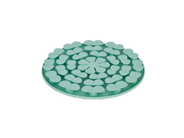 Freedog Smooth Mat Forest Mint 28.8 x 28.8 x 2.5 cm