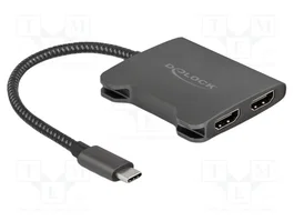 DeLOCK Divisor USB Type-C™ a 2 x HDMI MST 4K 60 Hz