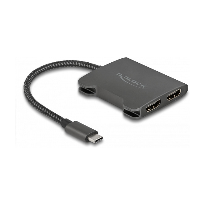 DeLOCK Divisor USB Type-C a 2 x HDMI MST 4K 60 Hz DeLOCK Divisor USB Type-C a 2 x HDMI MST 4K 60 Hz