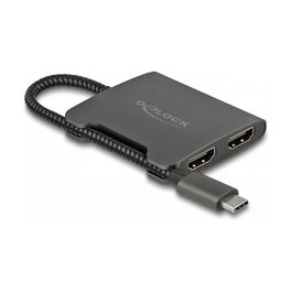 DeLOCK Divisor USB Type-C a 2 x HDMI MST 4K 60 Hz