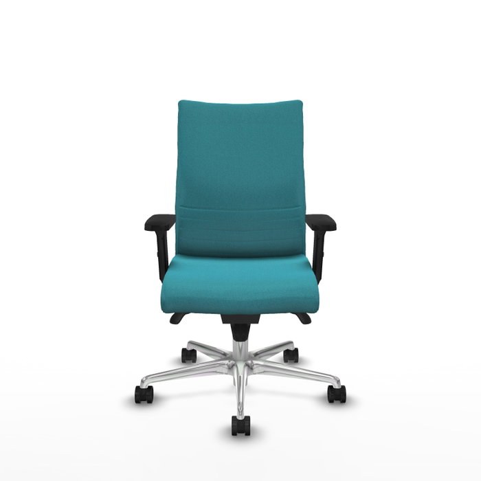 PIQUERAS Y CRESPO Silla Albacete Confidente Turquesa con Mecanismo Sincro y Base de Aluminio PIQUERAS Y CRESPO Silla Albacete Confidente Turquesa con Mecanismo Sincro y Base de Aluminio