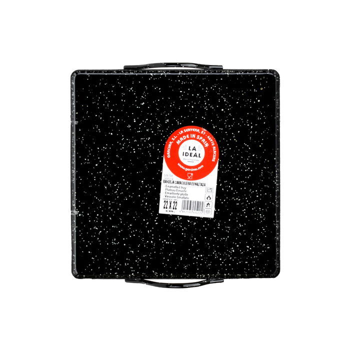 Garcima La Ideal Bandeja Caracol Esmaltada 22X22 cm para Horno y Cocina (6 Unidades)