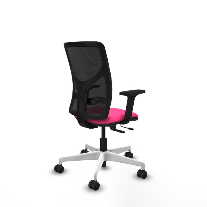 PIQUERAS Y CRESPO Silla de oficina Motilla Rosa y Negro PIQUERAS Y CRESPO Silla de oficina Motilla Rosa y Negro