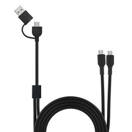 Cable USB-C Muvit for Change Negro