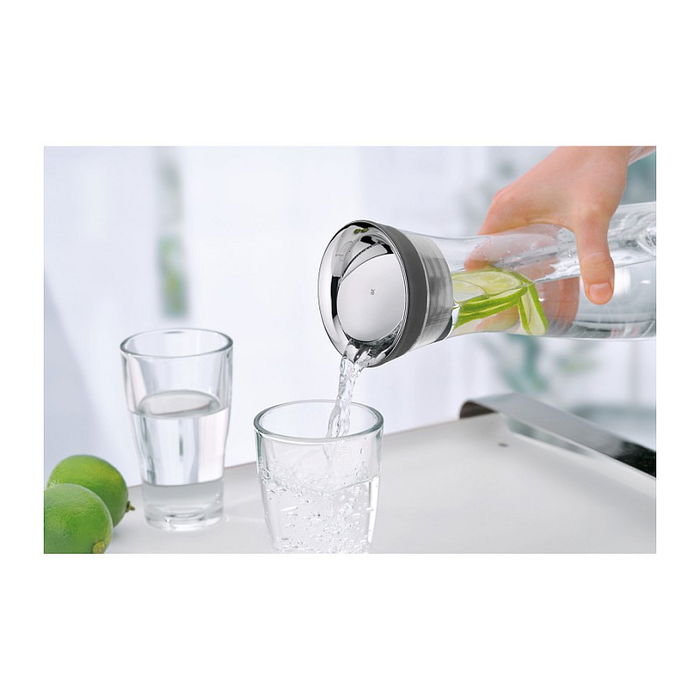 WMF 0617706040 Jarra 1 L Negro Transparente Vidrio