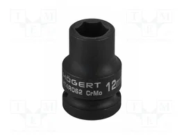 HÖGERT TECHNIK Vaso de percusión HEX 12mm 1/2 pulg. corta