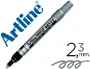 Artline Rotulador Permanente Tinta Metálica EK-900 Plata Punta Redonda 2.3 mm Ideal Decoración Postales