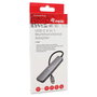 Equip Adaptador USB-C a HDMI con 3x USB-C, USB PD, 4K 60Hz, 0.25m, Aluminio
