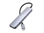 EQUIP Adaptador Multifuncional USB-C a HDMI 4K/60Hz y 4x USB-C