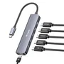 EQUIP Adaptador Multifuncional USB-C a HDMI 4K/60Hz y 4x USB-C