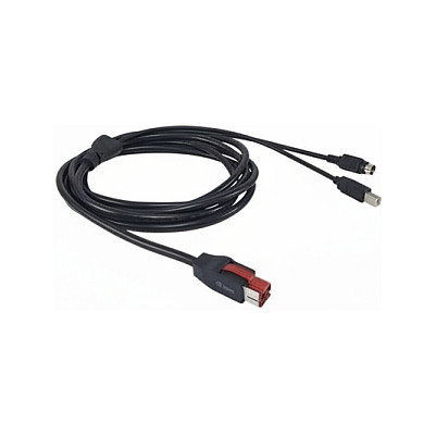 EQUIP Kabel PoweredUSB 24V a Mini-DIN 3 pines Blindados 3m Negro EQUIP Kabel PoweredUSB 24V a Mini-DIN 3 pines Blindados 3m Negro