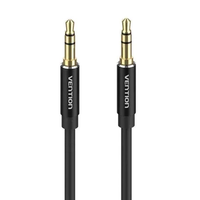 Vention Cable Baxbi Estéreo 3m, Jack 3.5mm Macho a Macho, Chapado en Oro, TPE, Carcasa Aluminio