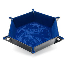 CritStones Bandeja plegable para dados Dragon Skin Edition Blue