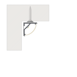 KIMERA Perfil de Aluminio ARRE Anodizado Negro con Difusor Opal, Tapones y Clips, 2,02m