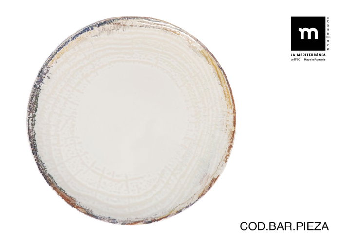 La Mediterranea Bajo Plato Albus ø32,5 cm Monaco BRI La Mediterranea Bajo Plato Albus ø32,5 cm Monaco BRI
