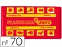 Jovi Plastilina 70 Rojo Unidad Pequeño Pasta Vegetal Moldeable No Mancha Ideal Niños +3 Años
