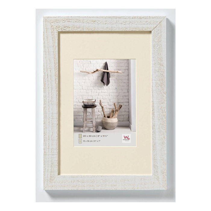 Walther Home Marco de fotos de madera DIN A4 21x29,7 cm blanco