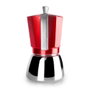 Ibili Cafetera express Elba roja, 12 tazas