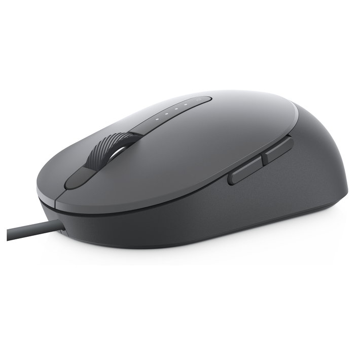 Dell MS3220 Ratón Láser con Cable, 3200 DPI, Gris