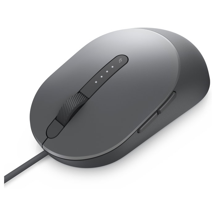 Dell MS3220 Ratón Láser con Cable, 3200 DPI, Gris