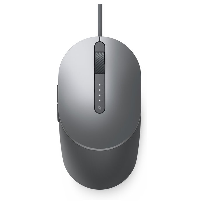 Dell MS3220 Ratón Láser con Cable, 3200 DPI, Gris