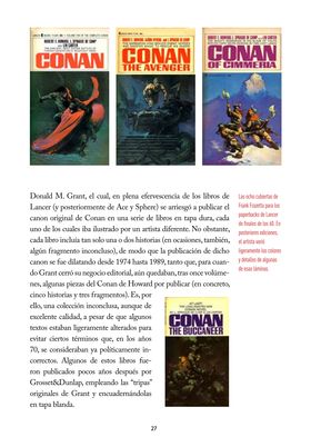 Conan El Barbaro. Su Travesia por La Literatura