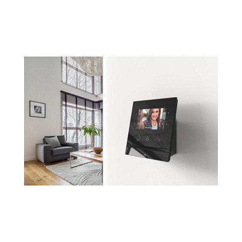 2N Caja de montaje en superficie para Indoor Compact y Indoor View, Negro