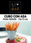 Inde Cubo de Acero con Asa My Bar para Servir (Pack de 24 Unidades) 15x16x17 cm