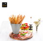 Inde Cubo de Acero con Asa My Bar para Servir (Pack de 24 Unidades) 15x16x17 cm