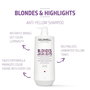 Dualsenses Blondes & Highlights, Champú para el cabello, Para la protección del color, 1000 ml
