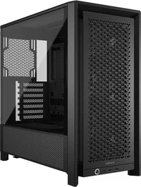 Corsair FRAME 4000D RS Caja PC Midi Tower Negro Gaming - Compatible con ATX/EATX - Ventana lateral de vidrio templado - Incluye 3 ventiladores frontales - Gestión de cables