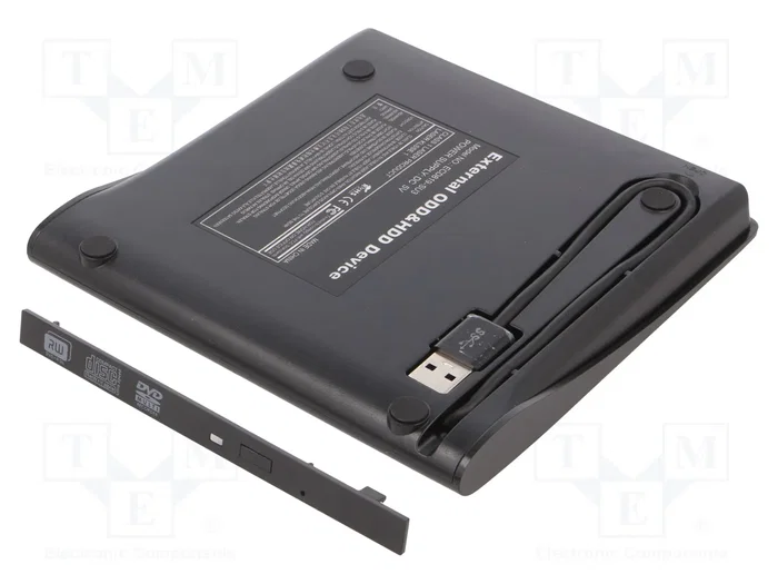 QOLTEC Carcasa para unidad óptica de CD/DVD SATA I, USB 3.0 - Negro QOLTEC Carcasa para unidad óptica de CD/DVD SATA I, USB 3.0 - Negro