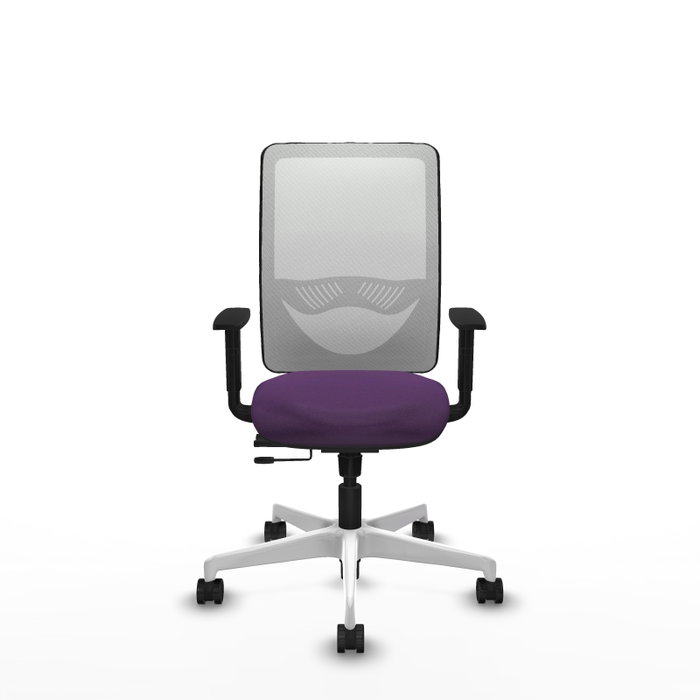 PIQUERAS Y CRESPO Silla de oficina Zulema con mecanismo Sincro/Traslack, Morado y Blanco PIQUERAS Y CRESPO Silla de oficina Zulema con mecanismo Sincro/Traslack, Morado y Blanco