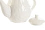 DKD Home Decor Tetera de Porcelana Blanca 1L Louvre Loving 24